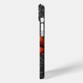 SCHWARZER GLITZER SIEHT MIT GOLD-SCHINNEN LIPS AUS Case-Mate iPhone HÜLLE (Rückseite / Links)