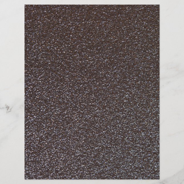 Schwarzer Glitzer Texturschrift Papier (Vorderseite)