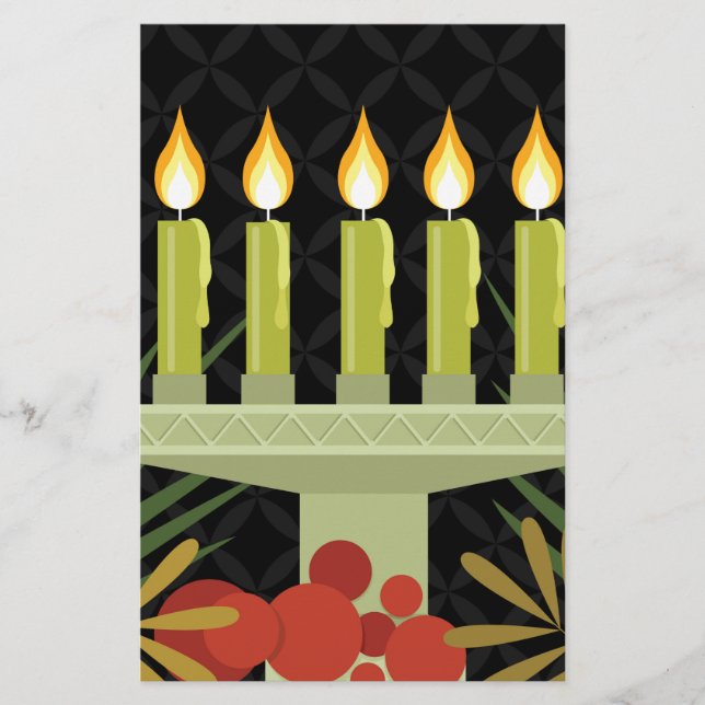 Schwarzer glücklicher Kwanzaa (Vorderseite)