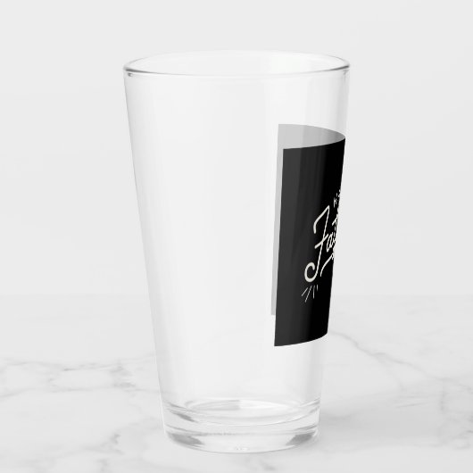 Schwarzer glücklicher Vater-Tag Glas (Rechts)