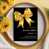 Schwarzer Goldbogen Sweet 16
