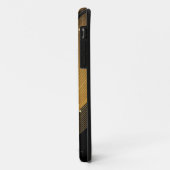 Schwarzer Goldmarmor Case-Mate Tough Apple iPhone Hülle (Hinten/Links)