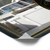 Schwarzer Goldrahmen, Abstrakt Poster (Ecke)