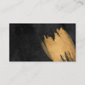 Schwarzer Goldrausch Visitenkarte (Rückseite)