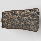 Schwarzer Golf Head Cover Golf Headcover (Vorderseite)