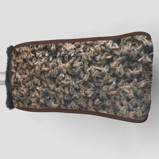 Schwarzer Golf Head Cover Golf Headcover (Vorderseite)