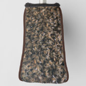 Schwarzer Golf Head Cover Headcover (Rotieren 90)