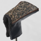 Schwarzer Golf Head Cover Headcover (3/4 Vorderseite)