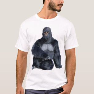 Schwarzer Gorilla-Affe T-Shirt