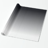 Schwarzer Gradient Geschenkpapier (Ungerollt)