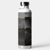 Schwarzer Gradient kosmischer Sternraum Trinkflasche (Rechts)