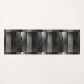 Schwarzer Gradient kosmischer Sternraum Yogamatte (Vorderseite (Horizontal))