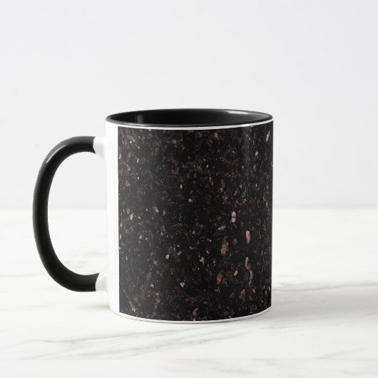 Schwarzer Granit Tasse (Links)