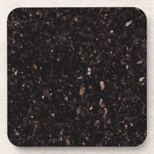 Schwarzer Granit Untersetzer (Vorderseite)