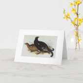 Schwarzer Ground Karte (Gelbe Blume)