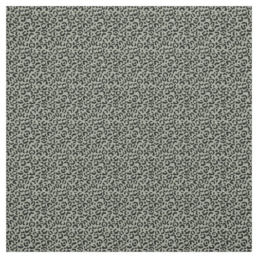 Schwarzer Grüner Leopard Stoff (Muster)