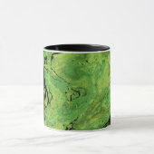 Schwarzer grüner Marmor Tasse (Zentrum)