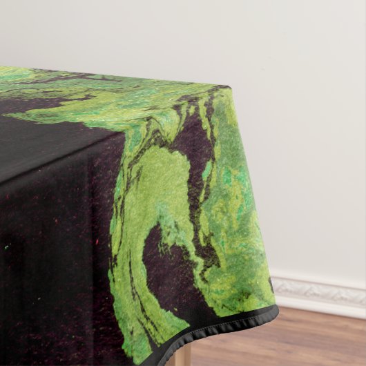 Schwarzer grüner Marmor Tischdecke (Beispiel)