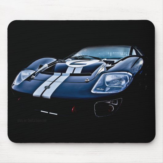 Schwarzer GT Mousepad (Vorne)