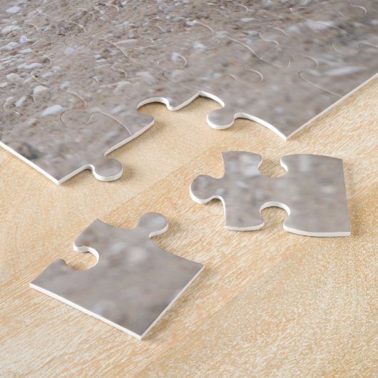 Schwarzer Gull Beach Shorebird Puzzle (Seite)