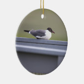 Schwarzer Gull-Ornament Keramik Ornament (Rechts)