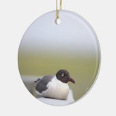 Schwarzer Gull-Ornament Keramik Ornament (Links)