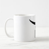 Schwarzer Gurt-Party Kaffeetasse (Links)