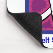 Schwarzer Gurt-Staat des Mousepad (Ecke)