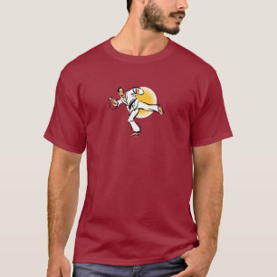 Schwarzer Gurt-Staat von Sinnesentwurf 2 für T-Shirt