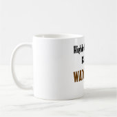 Schwarzer Gurt-Tasse Kaffeetasse (Links)