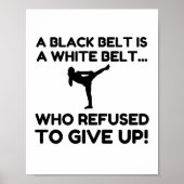 SCHWARZER GURT WEISSER GURT WEIGERT POSTER (Vorne)