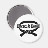 Schwarzer Gürtel 2 Magnet (Vorderseite/Rückseite)