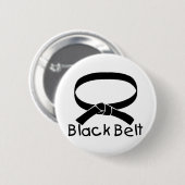 Schwarzer Gürtel Button (Vorne & Hinten)