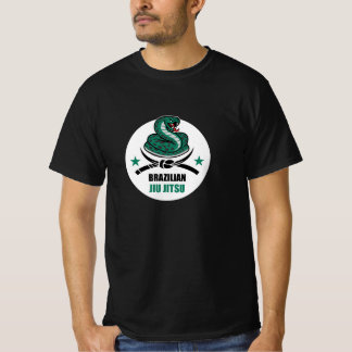 Schwarzer Gürtel Cobra Brazilian Jiu Jitsu T-Shirt