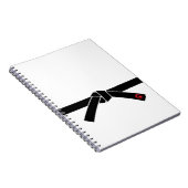 Schwarzer Gürtel, Kampfkunst 黒 帯, 武 道 Notizblock (Rechte Seite)