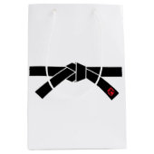 Schwarzer Gürtel, Kampfkunst Mittlere Geschenktüte (Vorderseite)