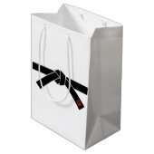 Schwarzer Gürtel, Kampfkunst Mittlere Geschenktüte (Rückseite Schrägansicht)