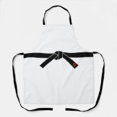 Schwarzer Gürtel, Kampfkunst Schürze (Vorderseite)