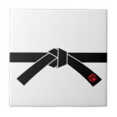 Schwarzer Gürtel, Kampfkünste 黒帯, 武道 Fliese (Vorderseite)