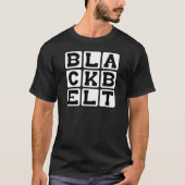 Schwarzer Gürtel, Karate Ranking T-Shirt (Vorderseite)