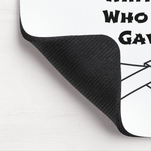 Schwarzer Gürtel Mousepad (Ecke)