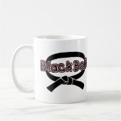 Schwarzer Gürtel (rot) Kaffeetasse (Links)