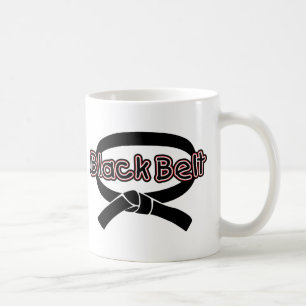 Schwarzer Gürtel (rot) Kaffeetasse