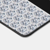 Schwarzer Gürtel und hellgraues Diamantmuster Schreibtischunterlage (Ecke)