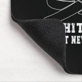 Schwarzer Gürtel und weißer Gürtel verzichten niem Mousepad (Ecke)