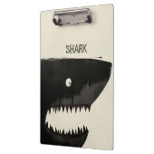 Schwarzer Hai Klemmbrett (Links)