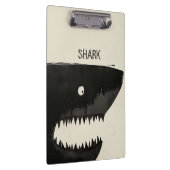 Schwarzer Hai Klemmbrett (Rechts)