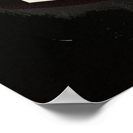 Schwarzer Hai Poster (Ecke)