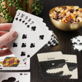 Schwarzer Hai Spielkarten (In Situ)