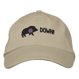 Schwarzer Haken! Bestickte Kappe